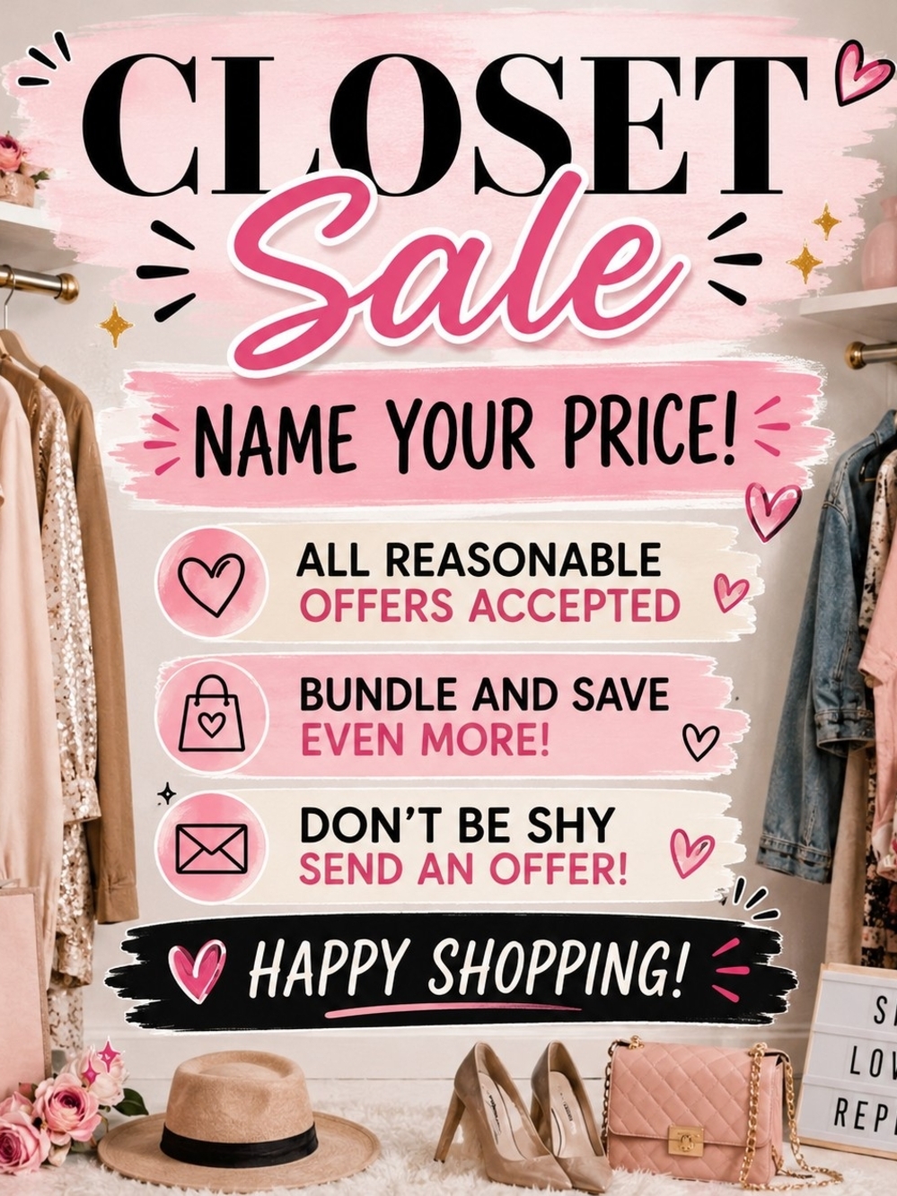 Closet Sale!!!